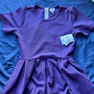 Purple LuLaRoe Amelia Dress